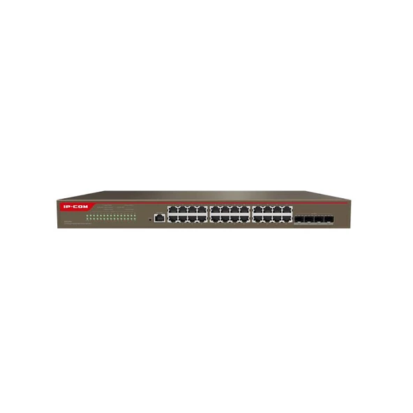 IP-COM G5328X 24 PORT GIGABIT + 4X10GB SFP UPLINK L3 YÖNETİLEBİLİR RACKMOUNT SWITCH ürün görseli 1