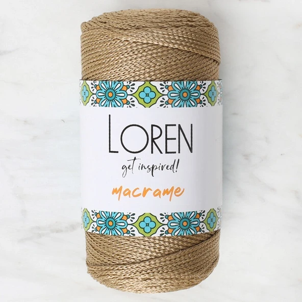 Loren Macrame Sütlü Kahve El Örgü İpi - RM 041 - 34328 ürün görseli 1