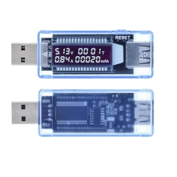 Keweisi Usb Voltmetre Ampermetre Usb Şarj Kapasitesi Test Cihazı - Resim 4