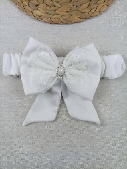 LitaeTrend Yenidoğan İpek Pamuklu İnci Lüks Kundak Bebek Battaniyesi Ekru - Resim 5