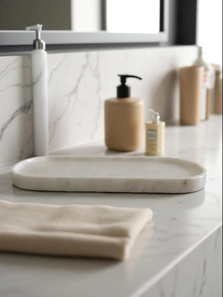 Mermer Banyo Düzenleyici Tepsi - Resim 2