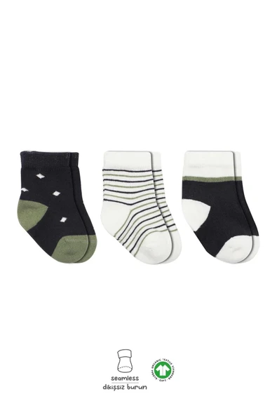 LitaeTrend 3'lü Penye Erkek Soket Çorap Bs10111 Antrasit ürün görseli