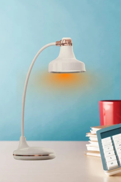 BUFFER® Dokunmatik 3 Farklı LED Işıklı Çalışma Masası Üstü Lamba - Resim 9