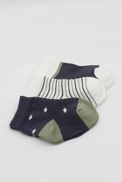 LitaeTrend 3'lü Penye Erkek Soket Çorap Bs10111 Antrasit - Resim 4