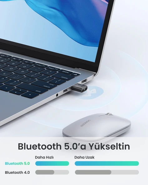 UGREEN Bluetooth Adaptör, 80889 - Resim 2