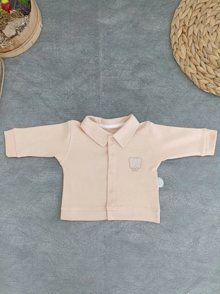 LitaeTrend 3-6 6-9 9-12 Ay Oyuncaklı Altınbaşak 5li Kız Erkek Bebek Takımı Buğday - Resim 5