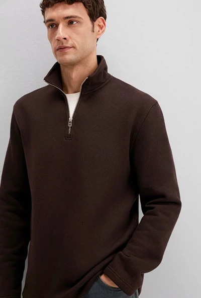 Mavi 0S10519 Yarım Fermuarlı Erkek Sweatshirt