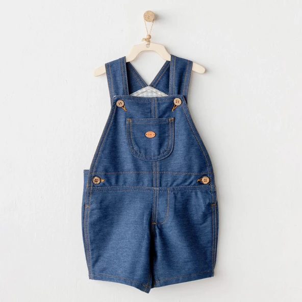 LitaeTrend Andywawa Ac25932 Casual Bebek Salopet İndigo ürün görseli 1