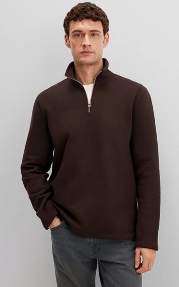 Mavi 0S10519 Yarım Fermuarlı Erkek Sweatshirt - Resim 2