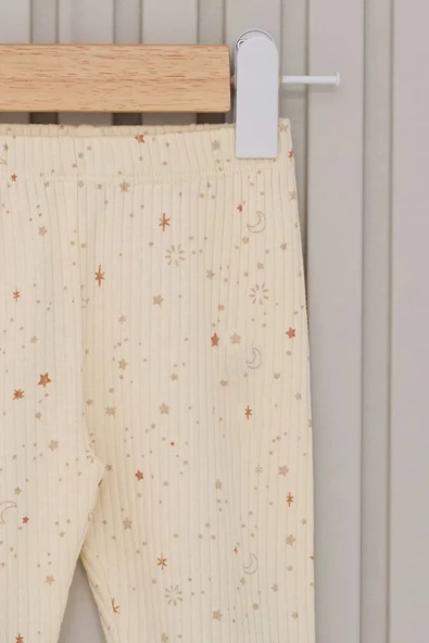 LitaeTrend Kız Bebek 5'li Zıbın Seti  Krem - Resim 3