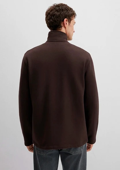 Mavi 0S10519 Yarım Fermuarlı Erkek Sweatshirt - Resim 5