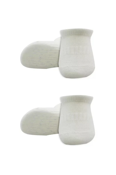 LitaeTrend 2'li Sneakers Kaymaz Basic Penye Çorap Bs20103 Ekru Ekru - Resim 2