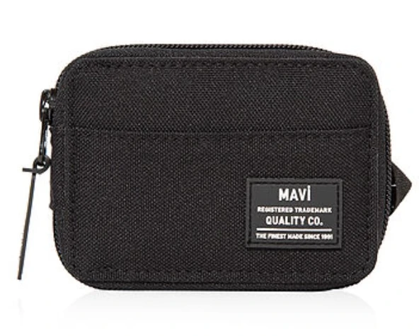 Mavi Fermuarlı Canvas Cüzdan Spor Cüzdanı ürün görseli 1