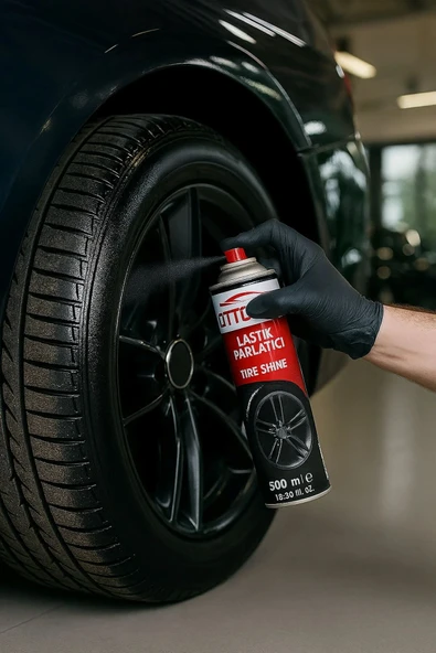 4 Parça Profesyonel Oto Temizlik Seti , Motor, Lastik, Torpide ve Araç Temizleme Mop - Resim 4