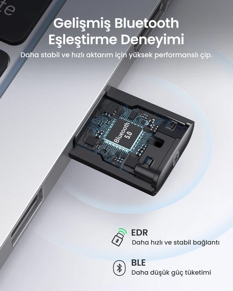 UGREEN Bluetooth Adaptör, 80889 - Resim 6