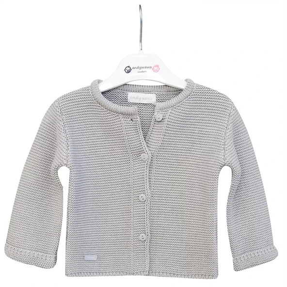 LitaeTrend Basic Bebe Ceket Grey Melange ürün görseli 1