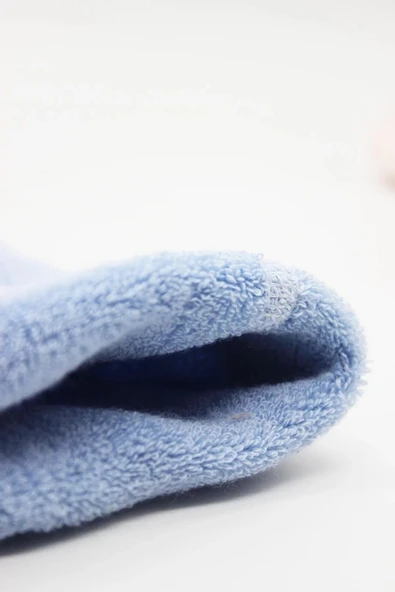 LitaeTrend Tekli Kaymaz Basic Külotlu Çorap  Mavi - Resim 4