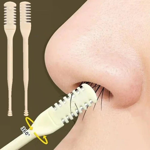 BUFFER® 2'Si Bir Arada 2 Parça Kutulu Burun Kıl Alma ve Kulak Temizleme Aparatı - Resim 3