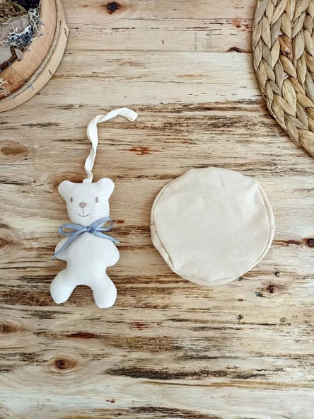 LitaeTrend 3-6 6-9 9-12 Ay Oyuncaklı Altınbaşak 5li Kız Erkek Bebek Takımı Vizon - Resim 4