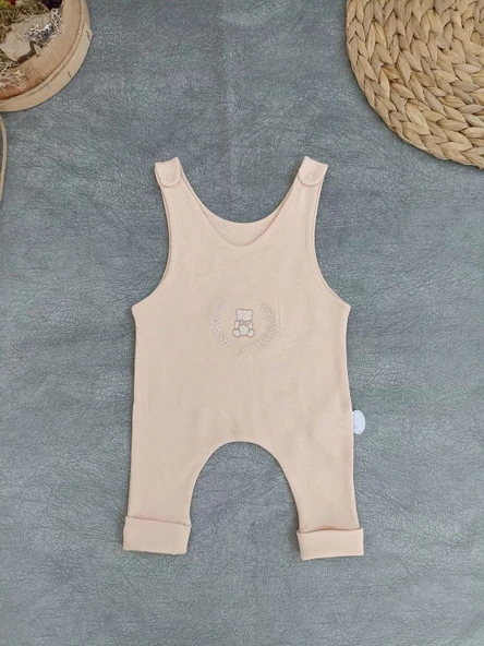 LitaeTrend 3-6 6-9 9-12 Ay Oyuncaklı Altınbaşak 5li Kız Erkek Bebek Takımı Buğday - Resim 3