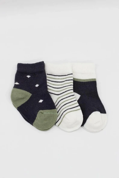 LitaeTrend 3'lü Penye Erkek Soket Çorap Bs10111 Antrasit - Resim 2