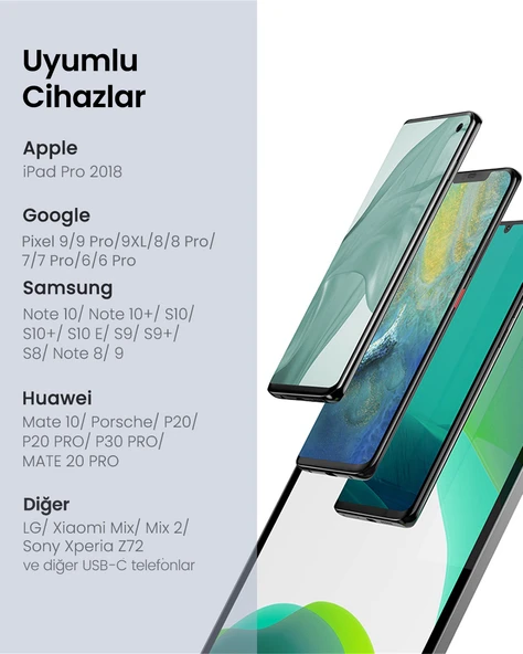 UGREEN USB-C to 2xUSB-C Kulaklık ve Şarj Adaptörü, 60165 - Resim 7