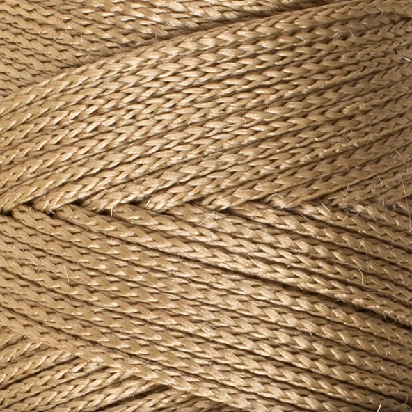 Loren Macrame Sütlü Kahve El Örgü İpi - RM 041 - 34328 - Resim 2