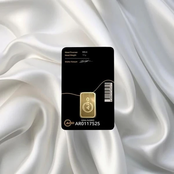 10 Gr 24 Ayar Ard Gram Altın - Resim 2