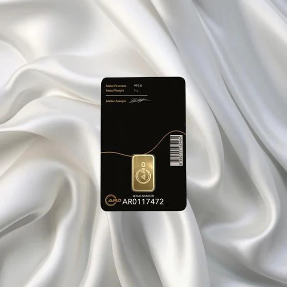 5 Gr 24 Ayar Ard Gram Altın - Resim 2