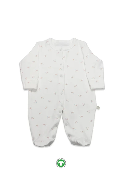 LitaeTrend Bistyle Grow İn Love Bebe Tulum 15103 Pembe Ekru ürün görseli 1