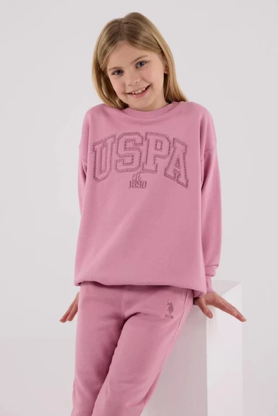 LitaeTrend U.s. Polo Assn Eşofman Takımı Us2305-4 Gül Kurusu - Resim 3