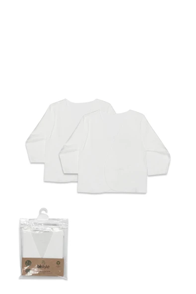 LitaeTrend Bistyle Organik 2'li Basic İç Zıbın 17120 Ekru ürün görseli 1