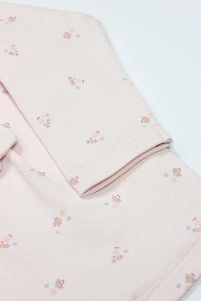 LitaeTrend Bistyle Grow İn Love 2'li Bebe Takım 14102 Pembe Ekru - Resim 4