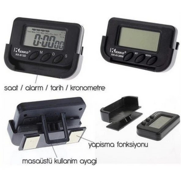 Araç İçi Dijital Saat ürün görseli