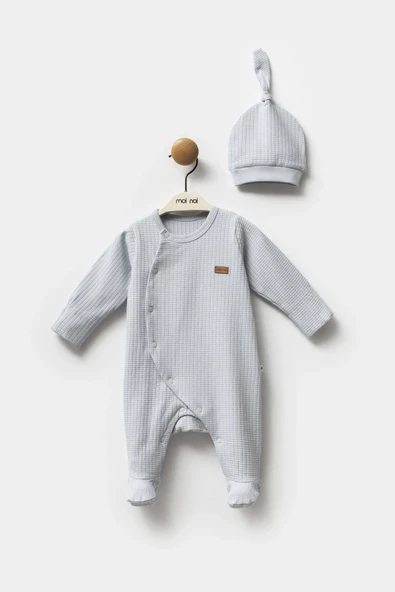 LitaeTrend Moi Noi Galaxy Şapkalı Tulum Mnb1244 Gri ürün görseli 1