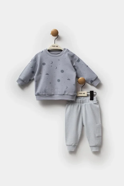 LitaeTrend Moi Noi Galaxy 2'li Takım Mnb5311 Gri ürün görseli 1