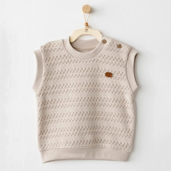 LitaeTrend Wawa Exclusive Yelek Beige ürün görseli 1