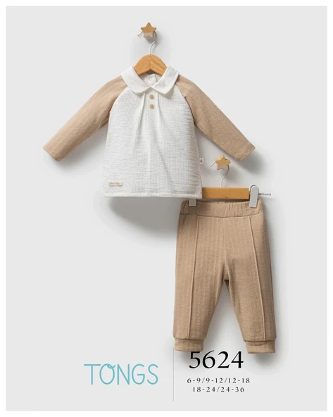 LitaeTrend Tongs Turk Streamlined 2'li Takım 5624 Bej ürün görseli 1