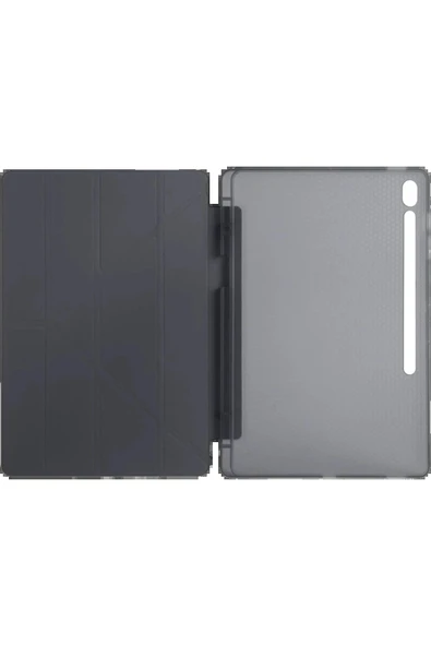 LitaeTrend iPad Pro 13 (2024) Kılıf Kalemlikli Hugo Tablet Kılıfı - Siyah - Resim 4