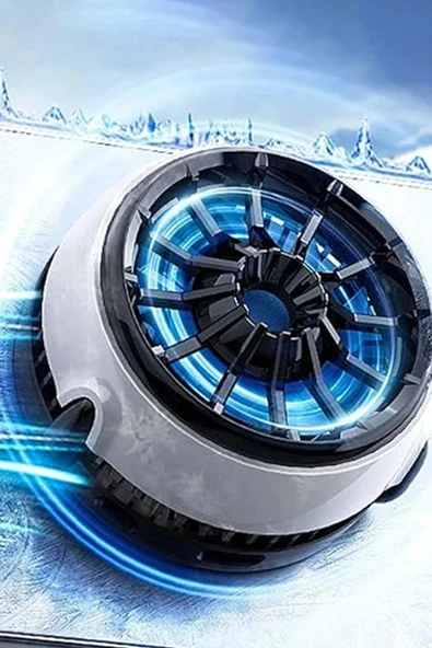 LitaeTrend CX03 15W Radyatör Telefon Soğutucu Fan - Siyah - Resim 3