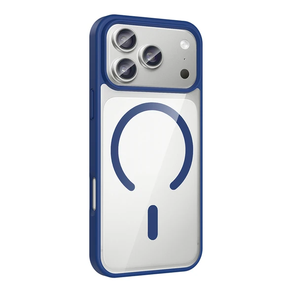 Gpack iPhone 17 Pro Max uyumlu Kılıf Ege Transparan Wireless Şarj Özellikli Buttom Magsafe Silikon ürün görseli