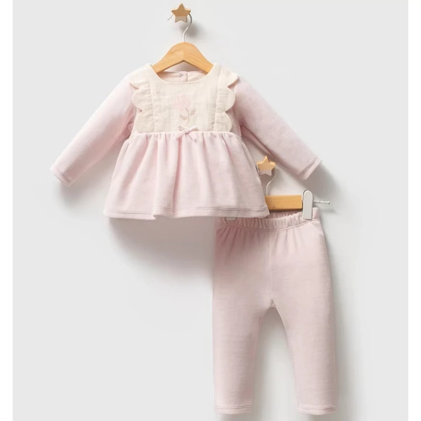 LitaeTrend Tongs Turk Etamine 2'li Takım 5683 Pembe ürün görseli 1