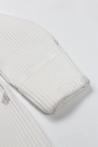 LitaeTrend Flying Elephant Tulum 15112 Ekru Gri - Resim 5