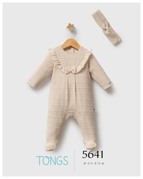 LitaeTrend Tongs Turk Magic Forest Tulum 5641 Krem ürün görseli 1