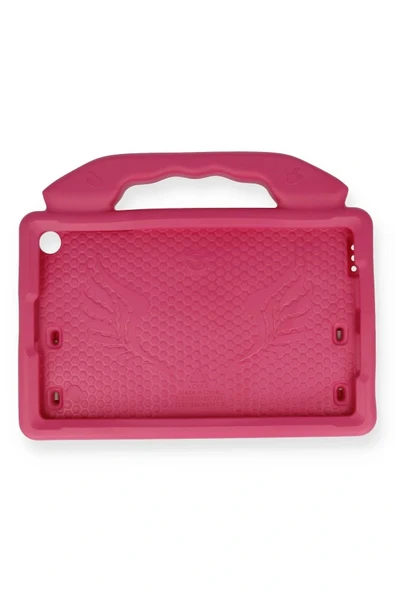 LitaeTrend Samsung Galaxy Tab A9 Kılıf Like Stantlı Tablet Silikon - Pembe - Resim 2