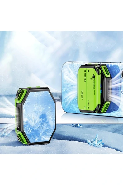 LitaeTrend X111 RGB Radyatör Telefon Soğutucu Fan - Siyah - Resim 6