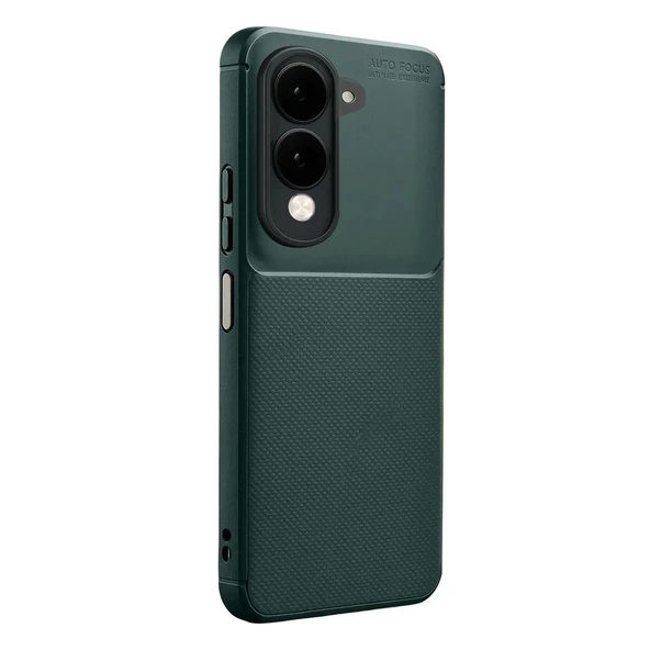 Gpack Vivo Y29S uyumlu Kılıf Negro Karbon Görünümlü Silikon - Resim 5