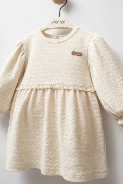 LitaeTrend Moi Noi Elbise Mnb8040 Bej - Resim 2