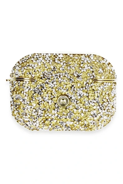 LitaeTrend Airpods Pro 2 (2.nesil) Luz Taşlı Kılıf - Gold - Resim 3