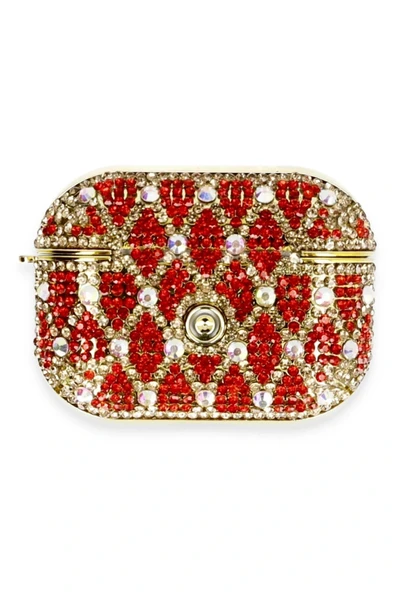 LitaeTrend Airpods Pro 2 (2.nesil) Klor Taşlı Kılıf - Desen 1 - Resim 2